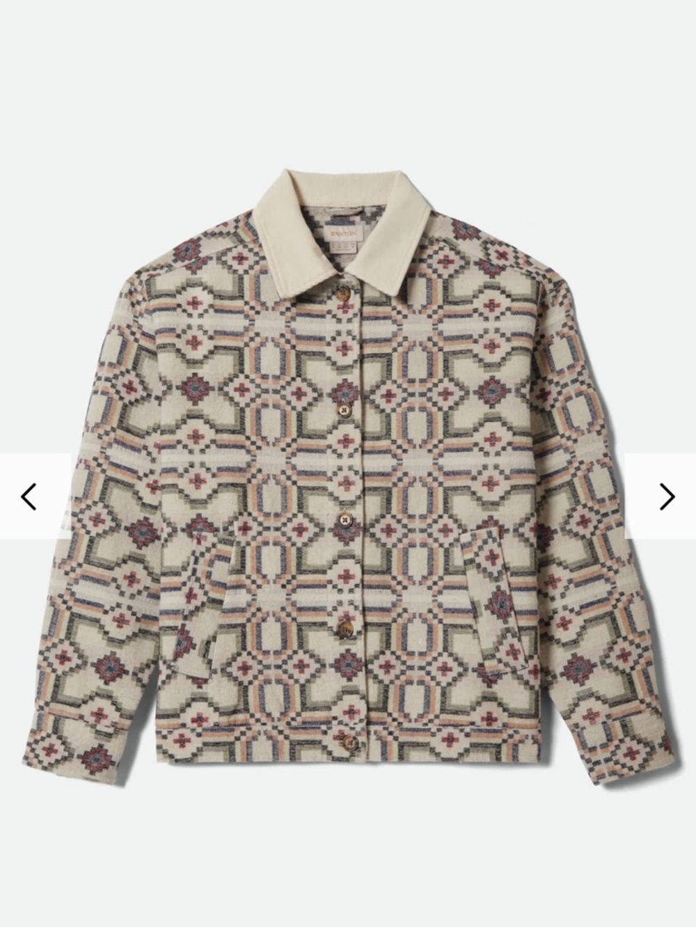 Women’s Brixton Alfama Jacket - Cream & Multicolor